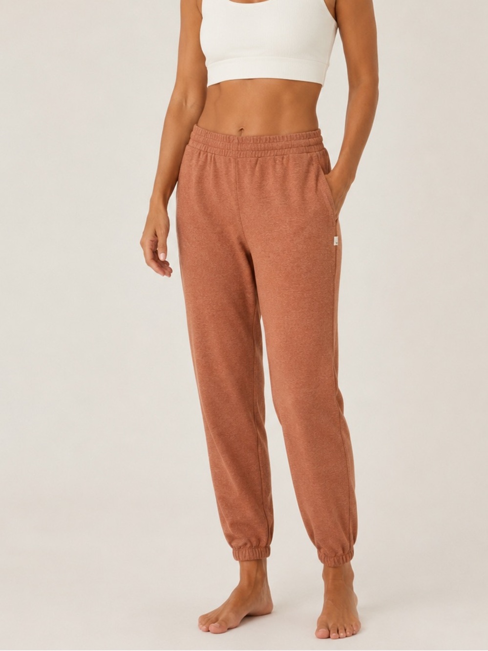 Vuori boyfriend sweatpants mauve